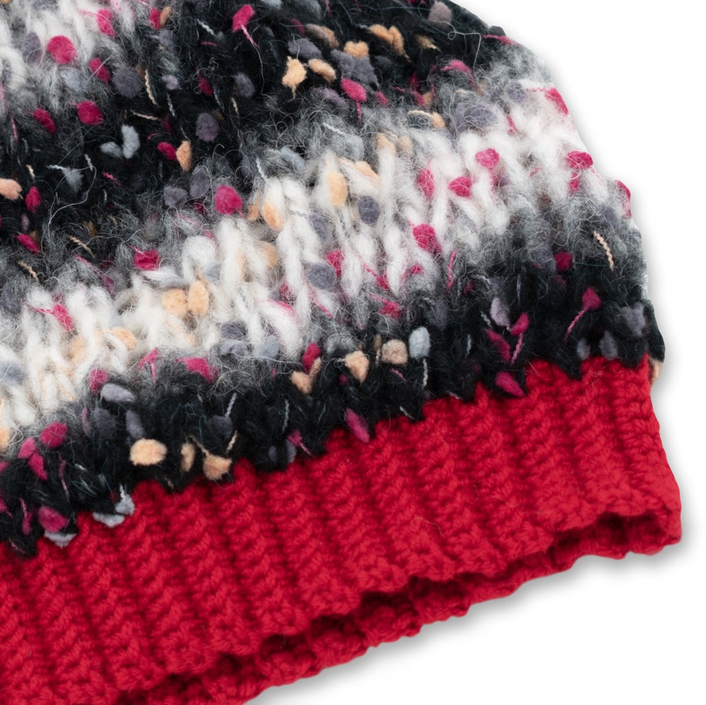 Arya Alpaca Wool Beanie Hat | Black