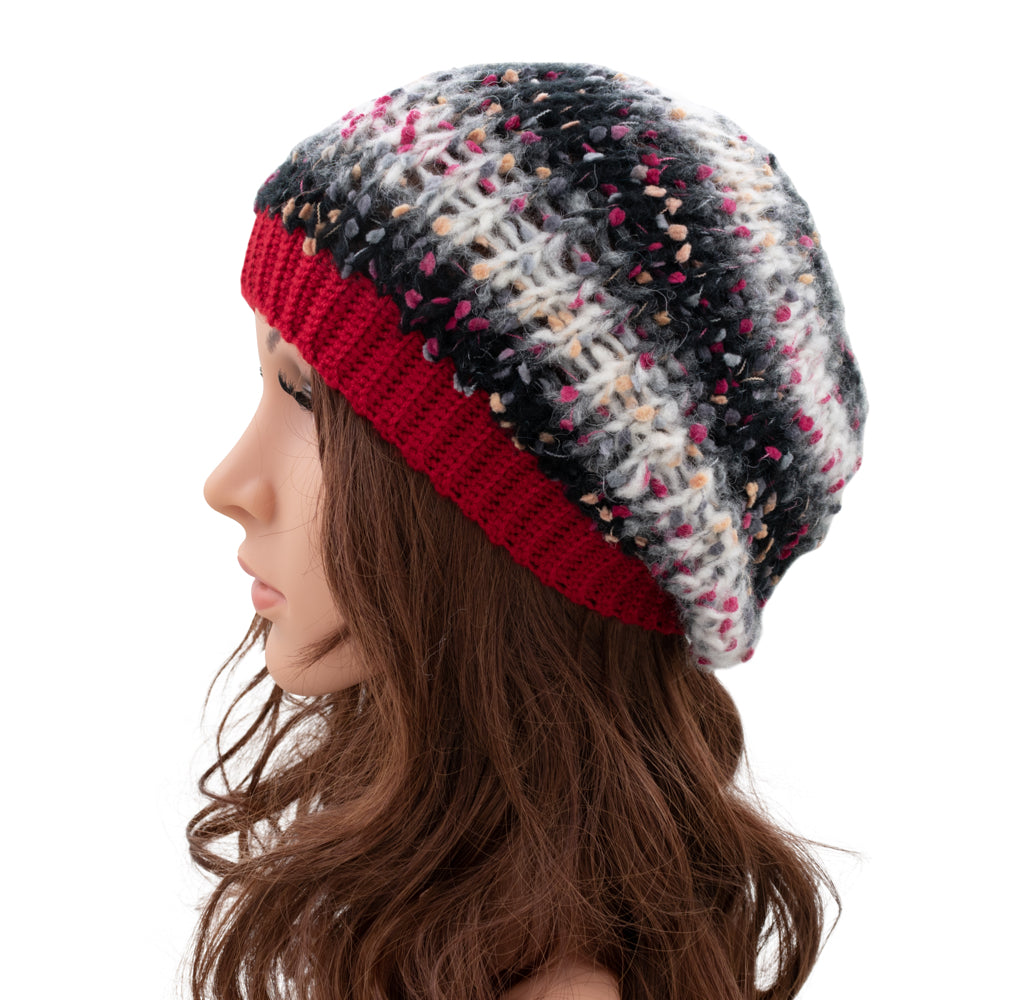 Arya Alpaca Wool Beanie Hat | Black