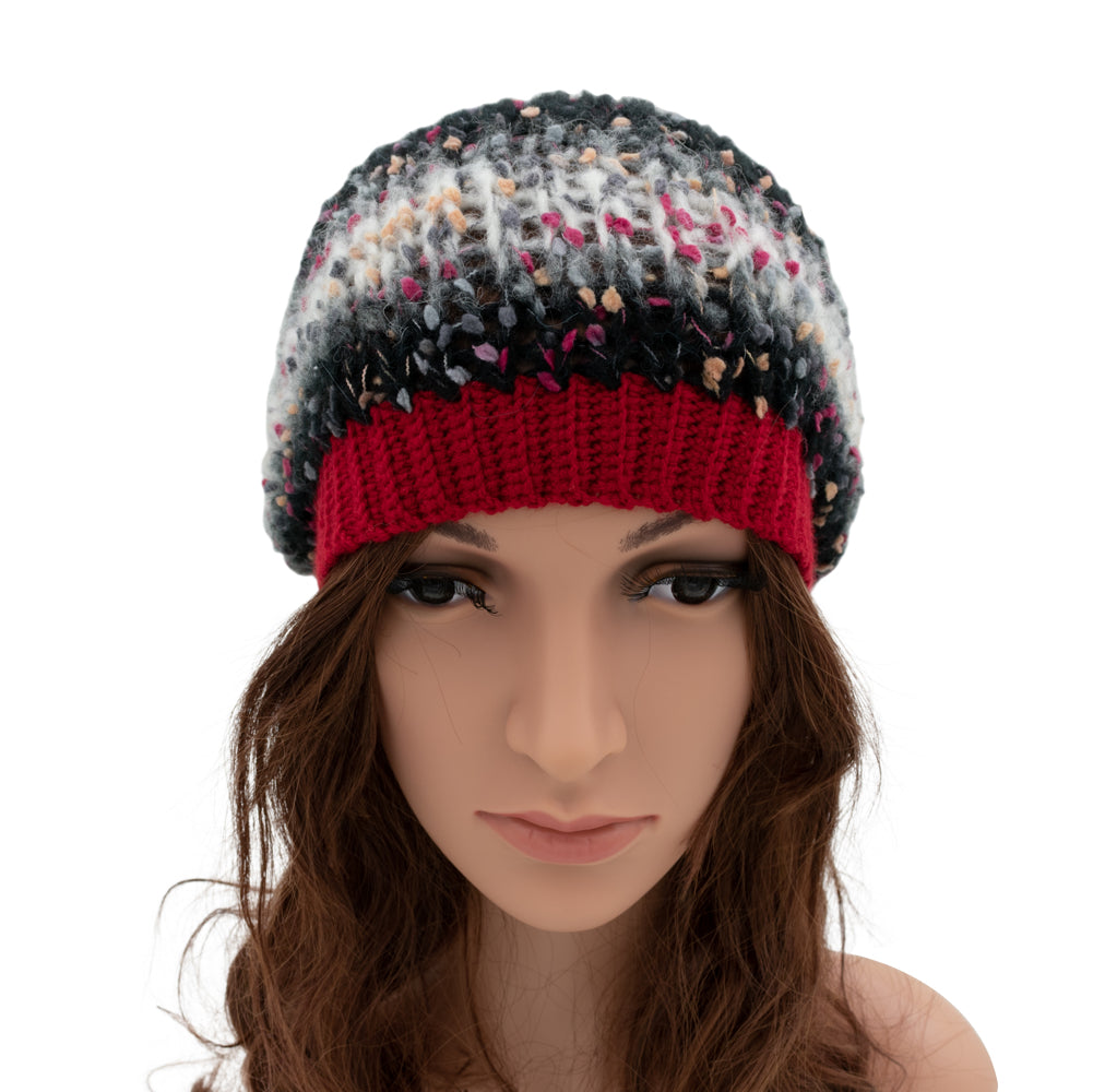 Arya Alpaca Wool Beanie Hat | Black