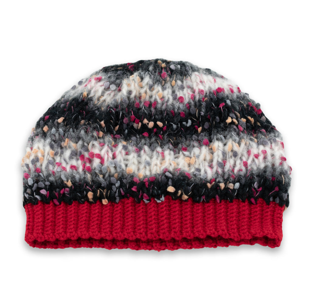 Arya Alpaca Wool Beanie Hat | Black