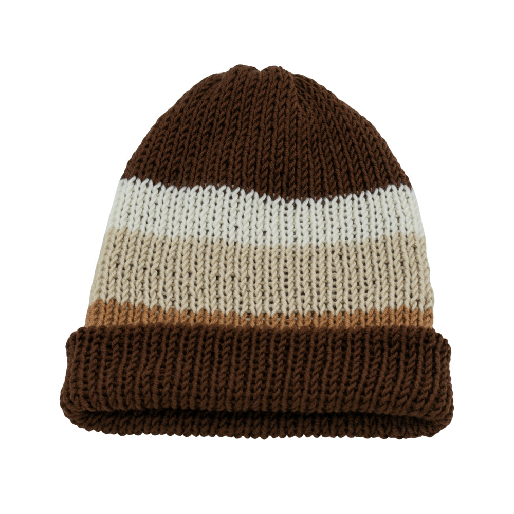 Reversible Knit Beanie Hat - Unisex Style