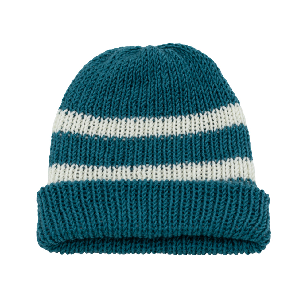 Reversible Knit Beanie Hat - Unisex Style