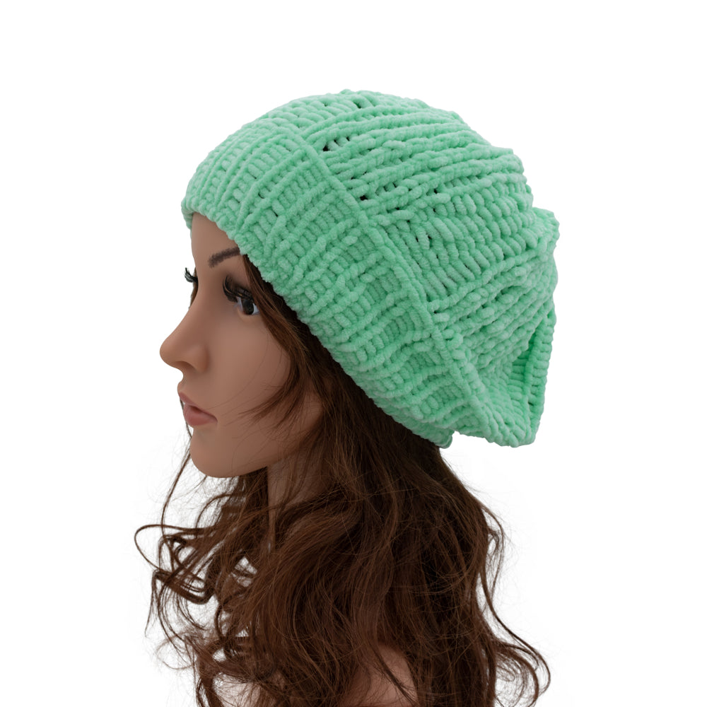 Velvety Soft Beanie Hat | Pink