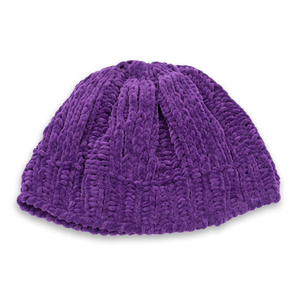Velvety Soft Beanie Hat | Pink