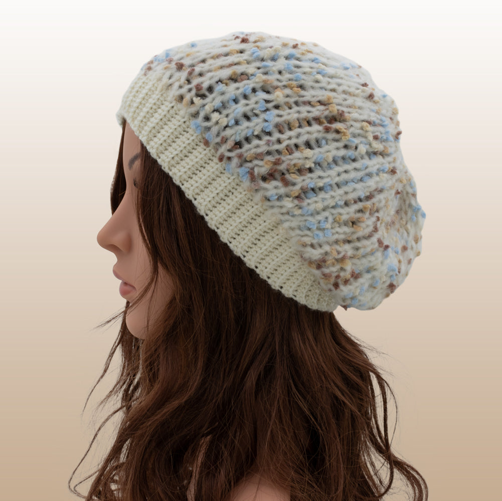 Arya Alpaca Wool Beanie Hat | Cream