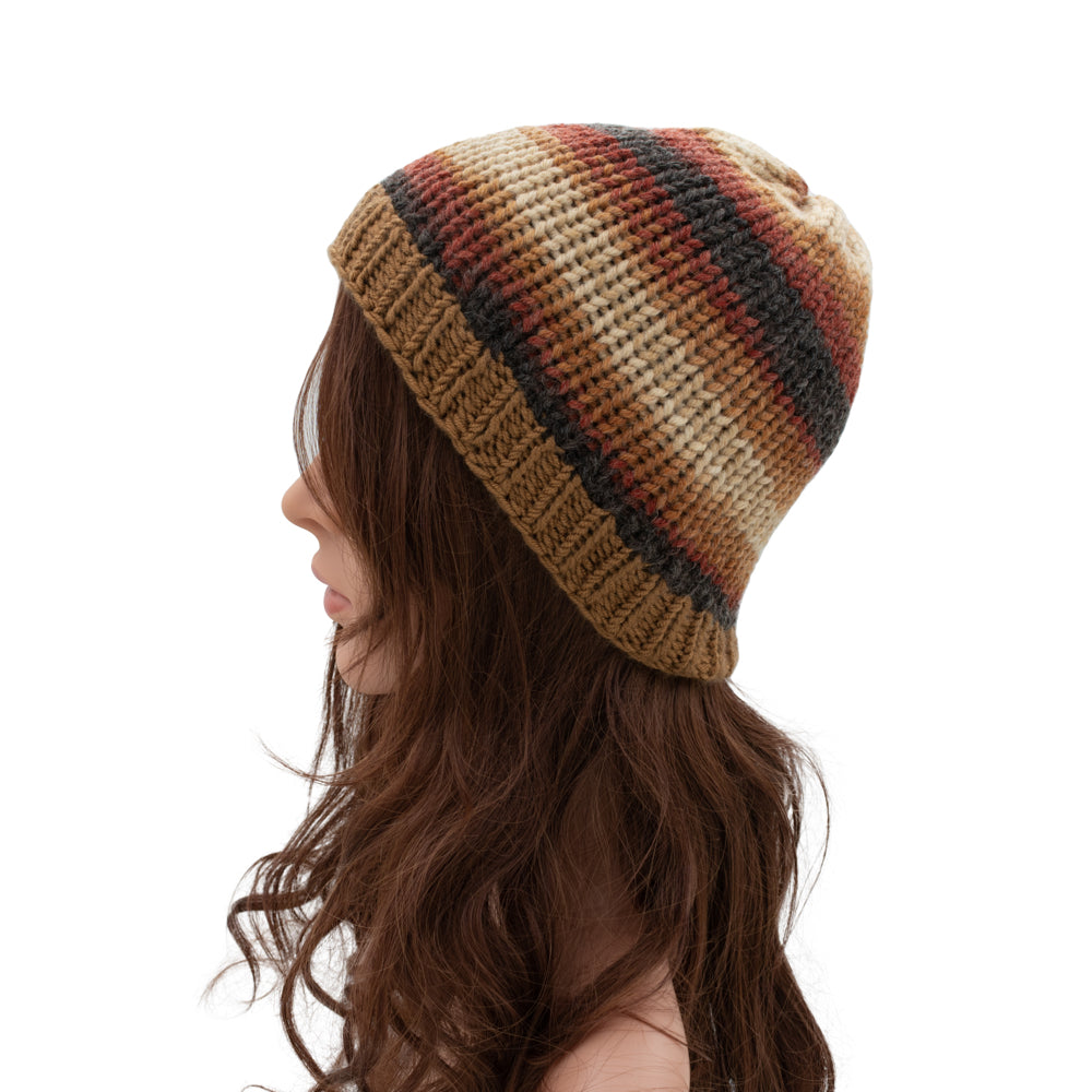 Chunky Multicoloured Beanie Winter Hat