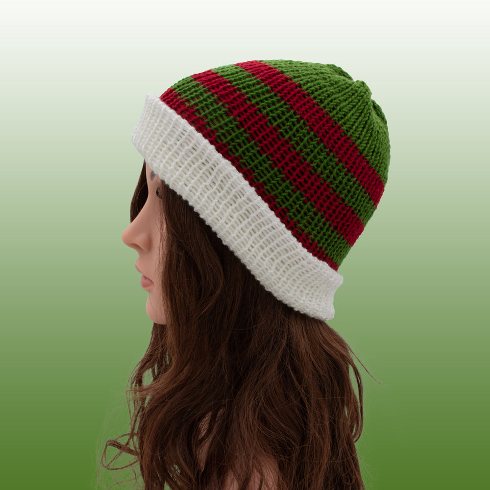 Christmas Theme Knit Beanie Hat