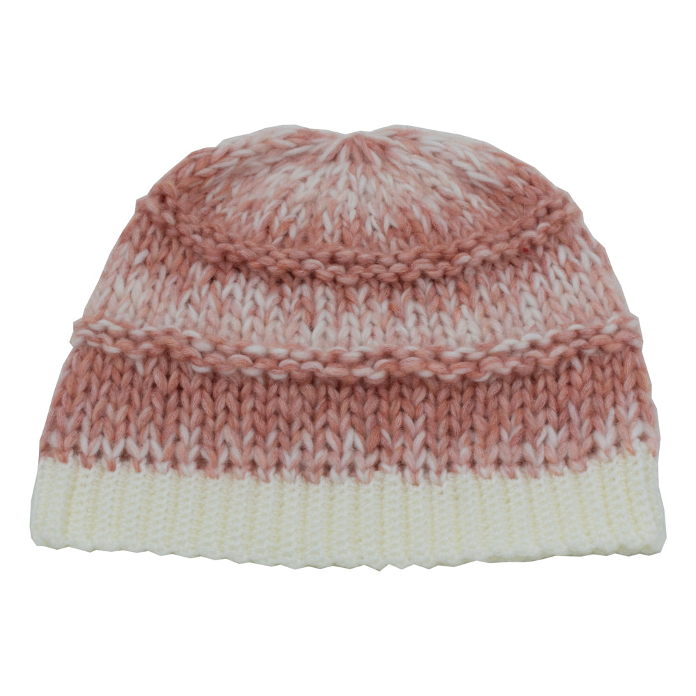 Slouchy Wool Beanie Winter Hat | Beige