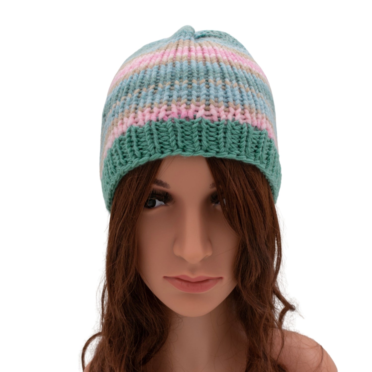 Chunky Multicoloured Beanie Winter Hat