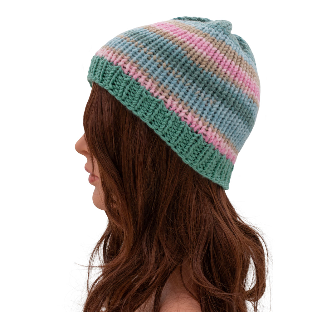 Chunky Multicoloured Beanie Winter Hat