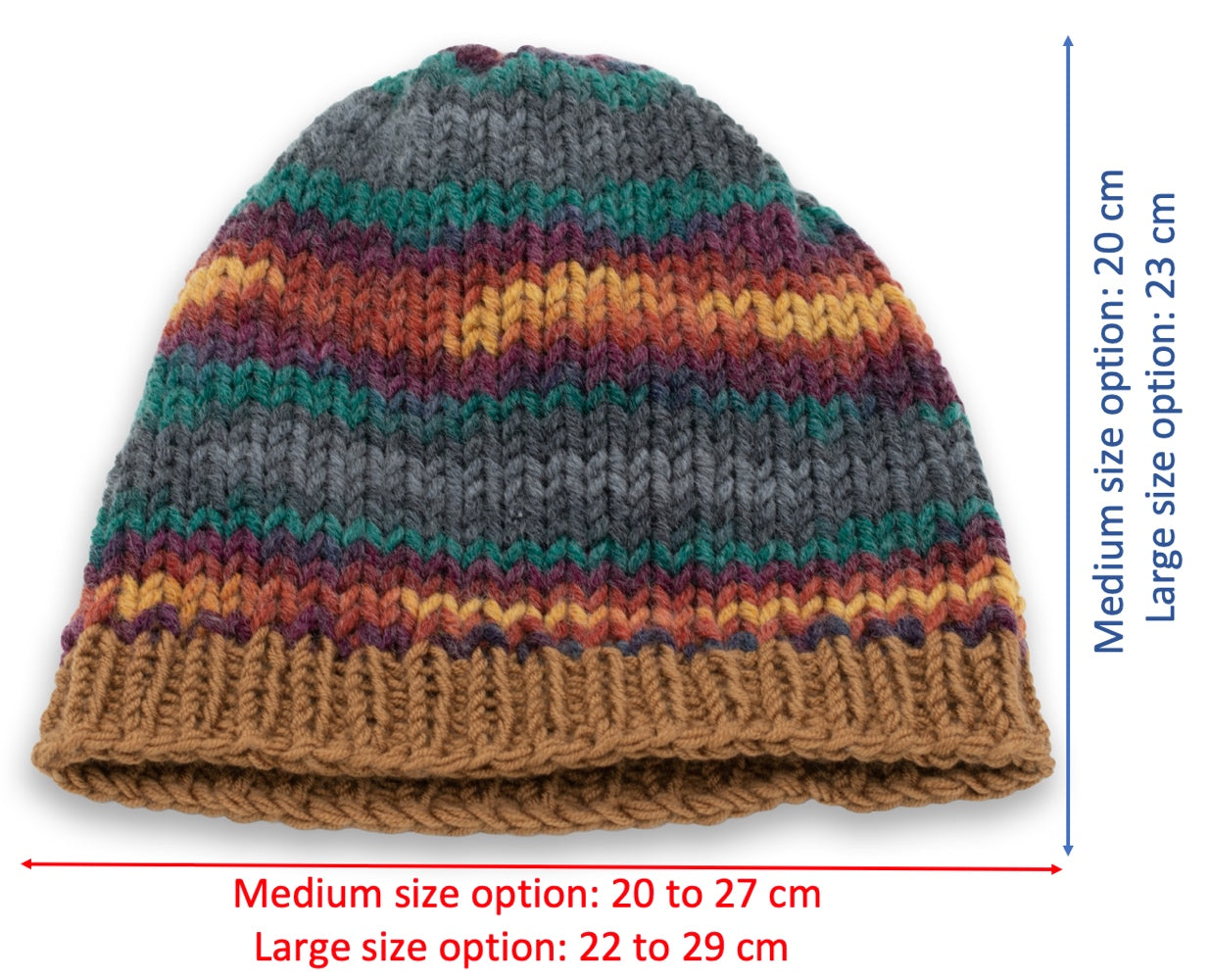 Chunky Multicoloured Beanie Winter Hat